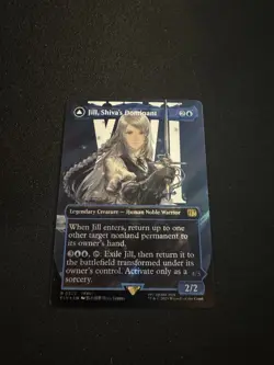 Jill, Shiva's Dominant (Borderless) (Surge Foil) Final Fantasy Foil - Image 1