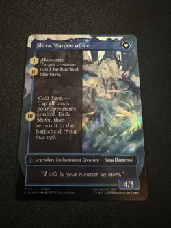 Jill, Shiva's Dominant (Borderless) (Surge Foil) Final Fantasy Foil - Image 2