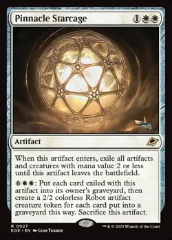 MTG Edge of Eternities R Pinnacle Starcage #0027 - Image 1