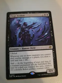 MTG Edge of Eternities R Elegy Acolyte #0097 - Image 1
