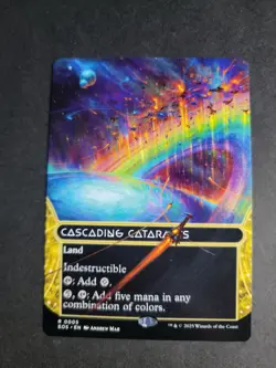 Cascading Cataracts (Borderless) Rare MTG Edge of Eternities Stellar Sights - Image 1