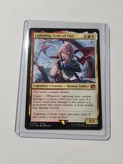 Mtg Lightning, Army of One Final Fantasy Regular 233 - Image 1