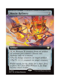 Magic the Gathering MTG EOC Moxite Refinery 37 Regular Near Mint - Image 1