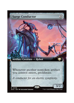 Magic the Gathering MTG EOC Surge Conductor 39 Regular Near Mint - Image 1