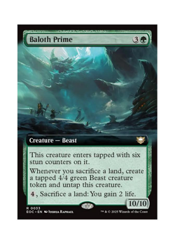 Magic the Gathering MTG EOC Baloth Prime 33 Regular Near Mint - Image 1