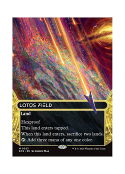 Magic the Gathering MTG EOS Lotus Field 23 Regular Near Mint - Image 1