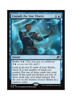 Magic the Gathering MTG EOE Consult the Star Charts 51 Regular Near Mint - Image 1