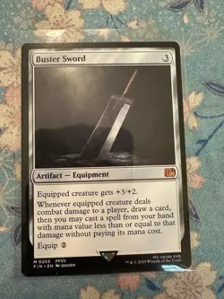 MTG Buster Sword Final Fantasy Regular 255 - Image 1