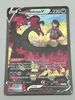 Pokemon TCG Galarian Moltres V TG20/TG30 Ultra Rare Astral Radiance NM - Image 1