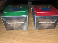 Luigi Pikachu and Mario Pikachu Deck Box Official Pokemon Centre 2016 Sealed - Image 3