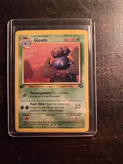 Gloom 37/64 Jungle 1st Edition Pokemon Gem Mint - Image 1