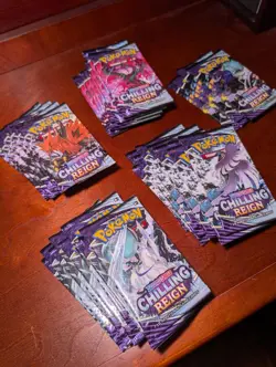 Pokemon Chilling Reign Loose Booster Pack Lot- 36x Factory Sealed Booster Packs - Image 1
