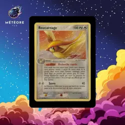 Carte Pokemon ROUCARNAGE 10/112 Holo Bloc EX Rouge Feu Vert Feuille FR - Image 1