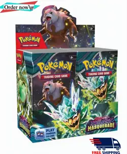 Pokemon TCG Scarlet and Violet TWILIGHT MASQUERADE BOOSTER BOX sealed - Image 1