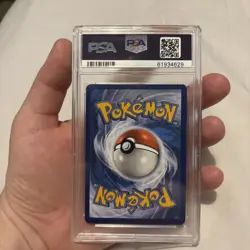 PSA 9 MINT Pokemon Fire Energy Burning Shadows Secret #167 2017 - Image 2