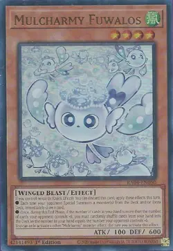 YuGiOh Mulcharmy Fuwalos - RA04-EN050 - Ultra Rare - 1st Edition - Image 1