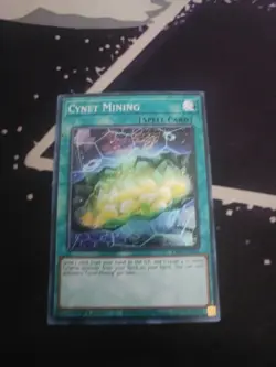 Yugioh! Cynet Mining - RA03-EN067 - Super Rare - 1st Edition Near Mint, English - Image 1