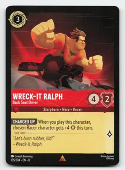 Wreck-It Ralph 135/204 Rare Reign of Jafar Lorcana Card - Image 1