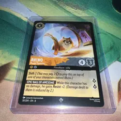 Rhino - Power Hamster - 30/204 Super Rare Reign of Jafar Lorcana Card - Image 1