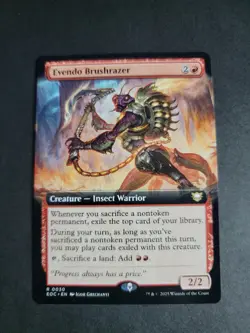 Evendo Brushrazer (Extended Art) Rare MTG Edge of Eternities Commander - Image 1