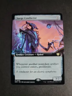 Surge Conductor (Extended Art) Rare MTG Edge of Eternities Commander - Image 1