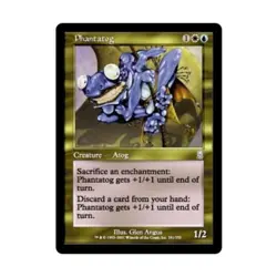 WOTC MtG Odyssey Phantatog (U) (Foil) NM - Image 1
