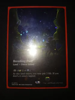 MTG edge of eternities borderless breeding pool galaxy foil - Image 1