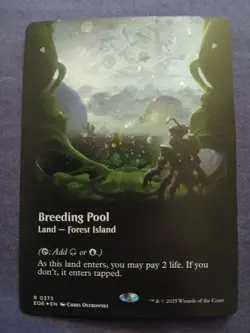 MTG edge of eternities borderless breeding pool galaxy foil - Image 2