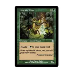 WOTC MtG Odyssey Nantuko Elder (U) (Foil) EX - Image 1