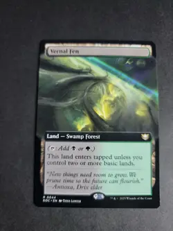 Vernal Fen (Extended Art) Rare MTG Edge of Eternities Commander - Image 1