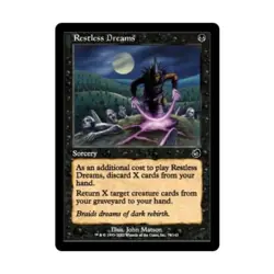 WOTC MtG Torment Restless Dreams (C) (Foil) EX - Image 1