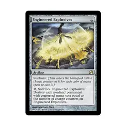 WOTC MtG Modern Masters 2013 Engineered Explosives (R) (Foil) NM - Image 1