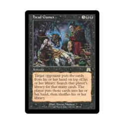 WOTC MtG Onslaught Head Games (R) (Foil) NM - Image 1