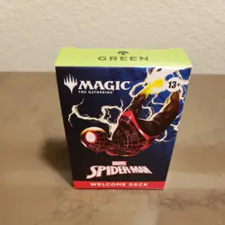 GREEN MTG Marvel Spiderman Welcome Deck - SDCC 2025 Magic The Gathering Morales - Image 1