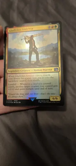 NM Foil Gladiolus Amicitia (MTG Final Fantasy, Red Green Uncommon) - Image 1