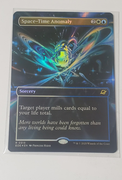 MTG - Space-Time Anomaly - FOIL Borderless Rare #315 - Edge of Eternities NM - Image 1