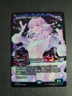 Starfield Vocalist (Showcase Foil) Mythic MTG Edge of Eternities - Image 1