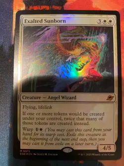 MTG Edge of Eternities Exalted Sunborn Foil - Image 1