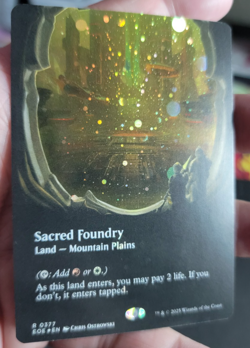 Sacred Foundry (Galaxy Foil) Rare MTG Edge of Eternities - Image 2