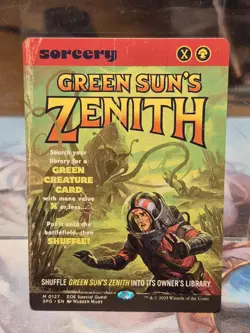 M 0127 Green Sun's Zenith SHOWCASE Edge of Eternities Special Guests MTG Card - Image 1