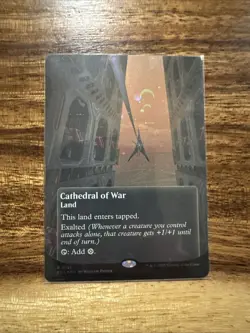 Cathedral of War (0141) (Borderless) (Galaxy Foil) Edge of Eternities MTG - Image 1