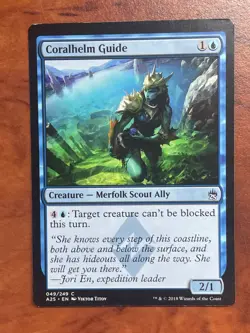 Coralhelm Guide MTG Magic the Gathering Card LP Lightly Played A25 - Image 1