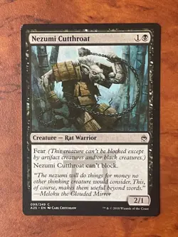 Nezumi Cutthroat MTG Magic the Gathering Card LP Lightly Played A25 - Image 1