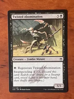 Twisted Abomination MTG Magic the Gathering Card LP Lightly Played A25 - Image 1