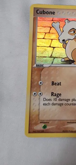 Pokemon TCG Cubone 60/113 EX Delta Species Holo Stamped 2005 NM (Near mint) - Image 4