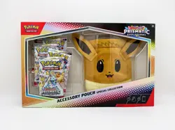 Pokemon TCG Scarlet & Violet Prismatic Evolutions Accessory Pouch Box - Image 1