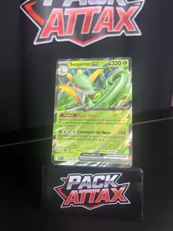 Pokemon TCG S&V Black Bolt Serperior Ex 003/086 Double Rare Holo - Image 1