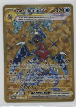 Hyper Rare - Garchomp ex Pokemon Scarlet & Violet Paradox Rift (PAREN) #260 1a53 - Image 1