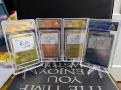 Graded Pokemon Yu Nagaba Cards (x4) - Precision Grade 9.5 to 10 - Pikachu🔥🔥 - Image 1