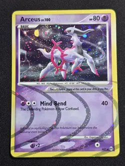 Arceus AR7 Platinum Arceus Holo Rare Pokemon - LP (Pics) - Image 1